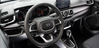 Imagem da direção elétrica do Fiat Argo